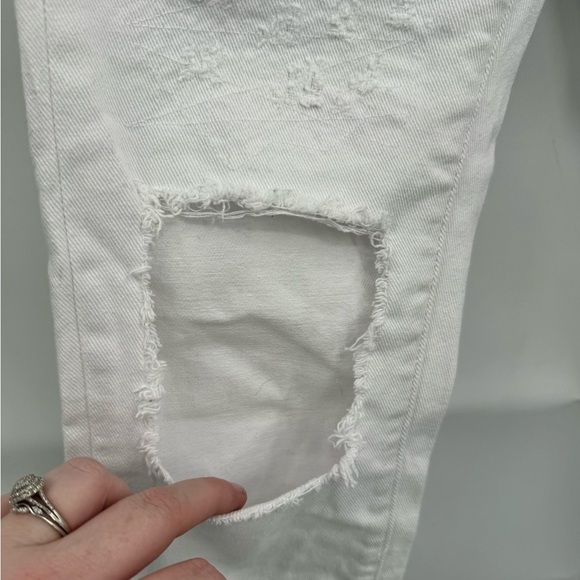 One Teaspoon White Beauty Freebirds Low Rise Rigid Skinny Leg Low Waist Jean 24 - Picture 9 of 16